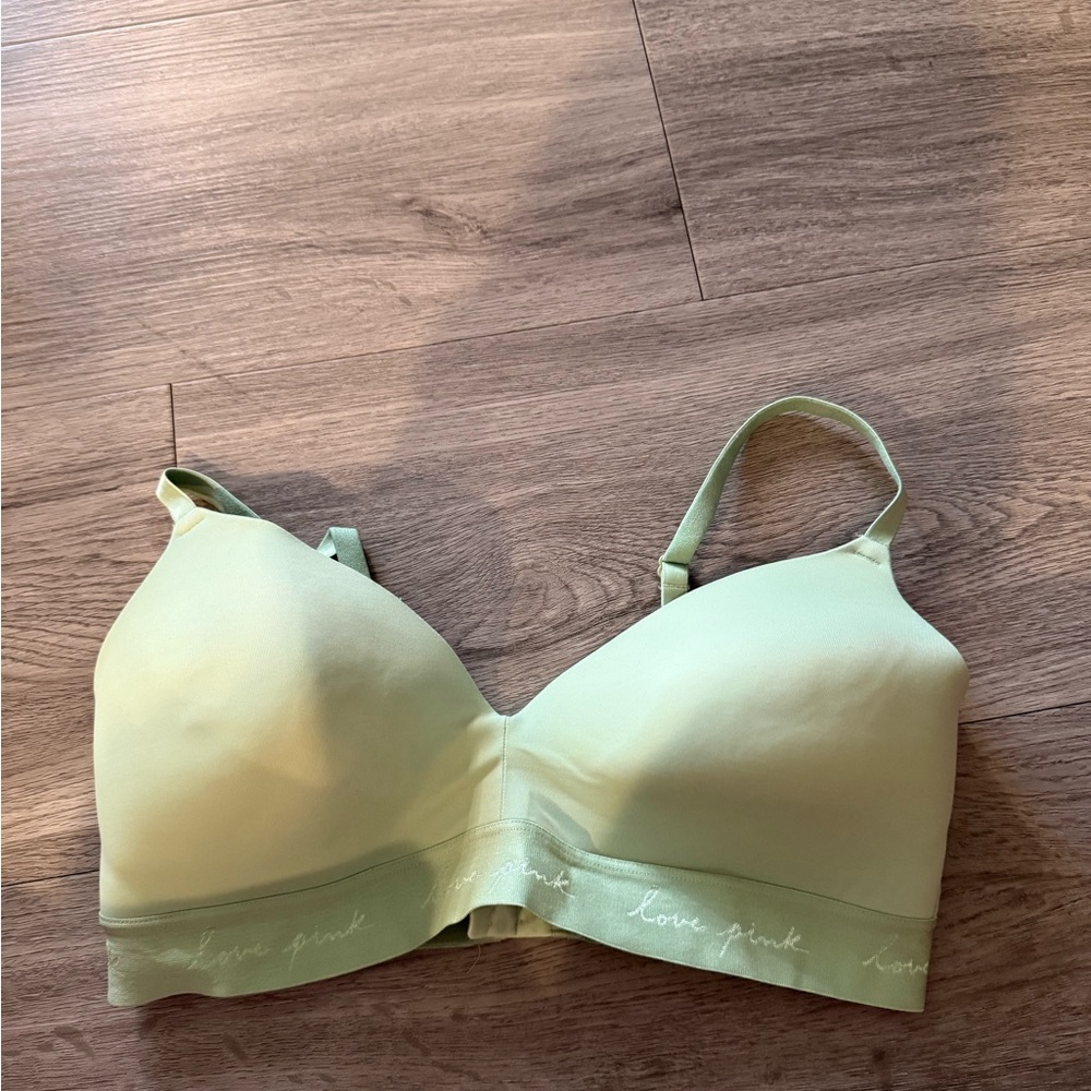 PINK Victoria's Secret Light Green Bra